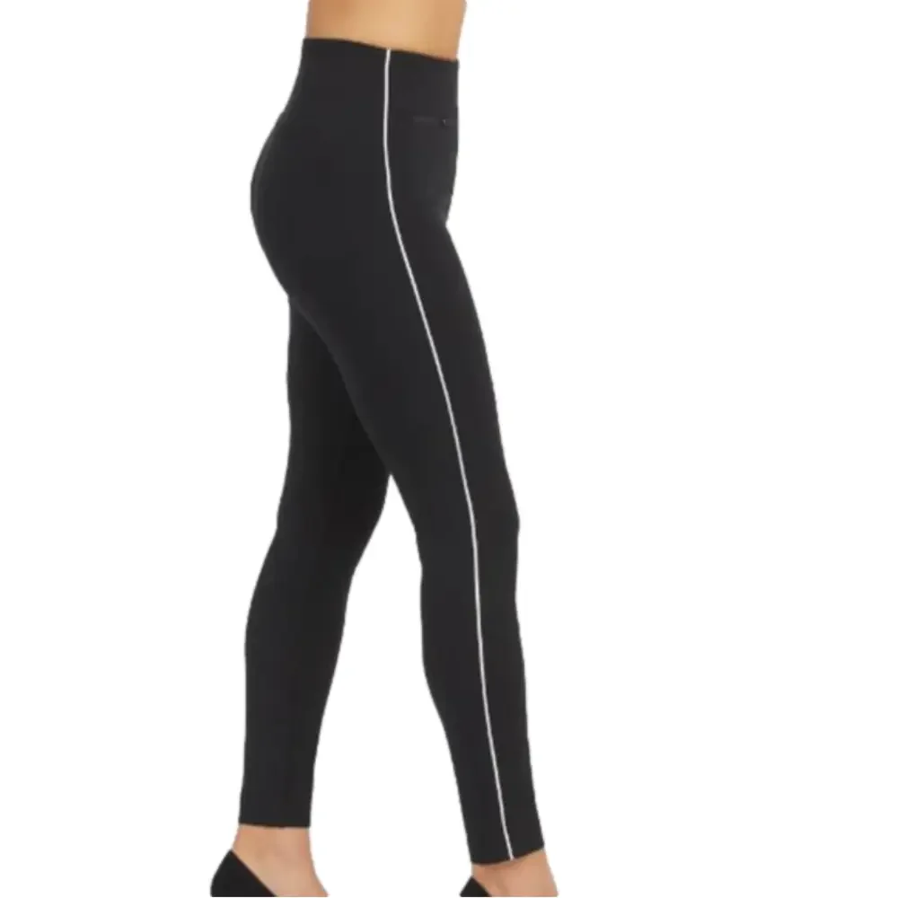 NWT! Spanx‎ The Perfect Pant, Ankle Piped Skinny Classic Black 2X/2TG
